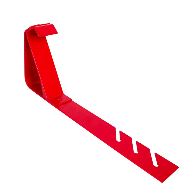 Guardian Fall Protection Guardian 2503 Fixed Heavy Duty Roofing Bracket for Use with 21/12 Pitch Roofs 6 Inch by 60 Degree Fixed Angle Platform Powder Coated Red OSHA Compliant - Image 1